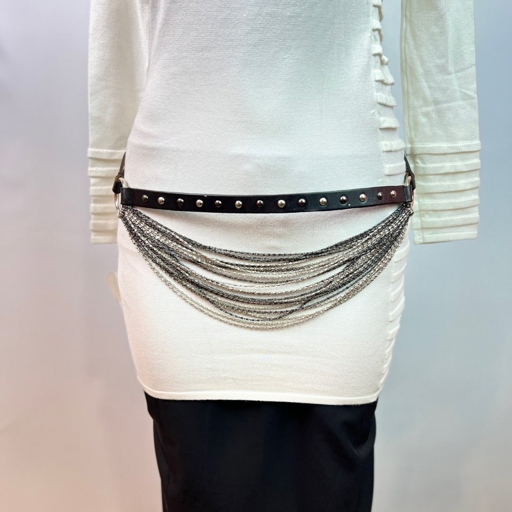 Chain and Leather Belt